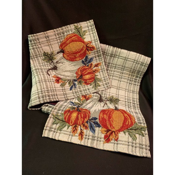 FALL! - Table Runner with Pumpkins 64x12 - Picture 4 of 6